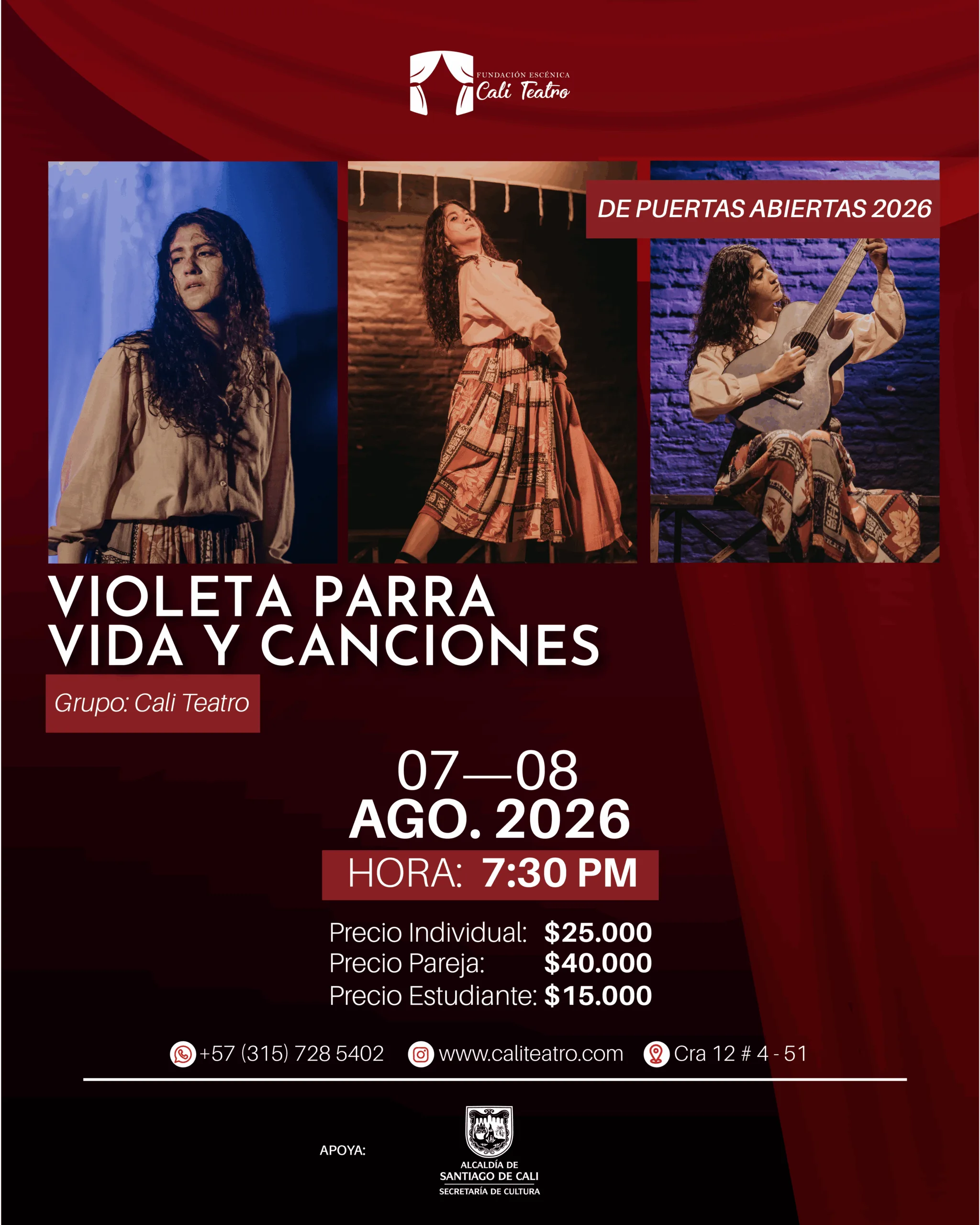 Violeta Parra, Vida y Canciones